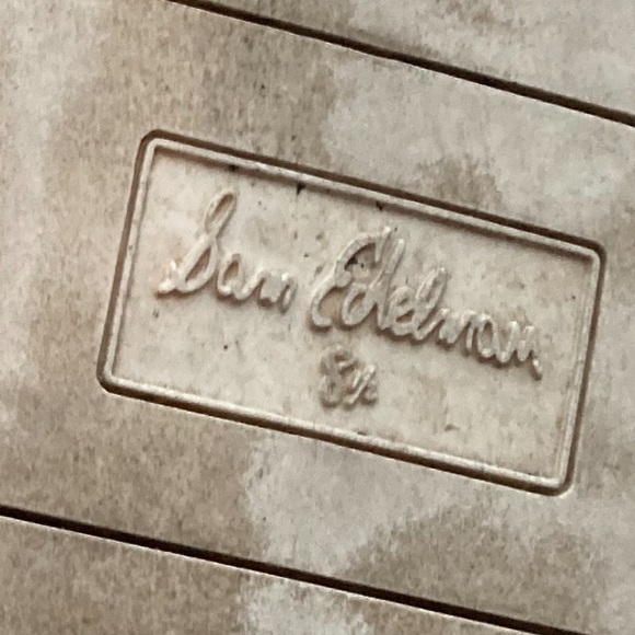 Sam Edelman Black and Cream Striped Flats - Picture 9 of 9